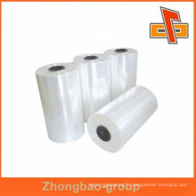 China factory plastic bottle package PET shrink film clear soft sleeve